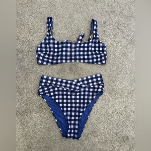 Aerie gingham high waisted bikini